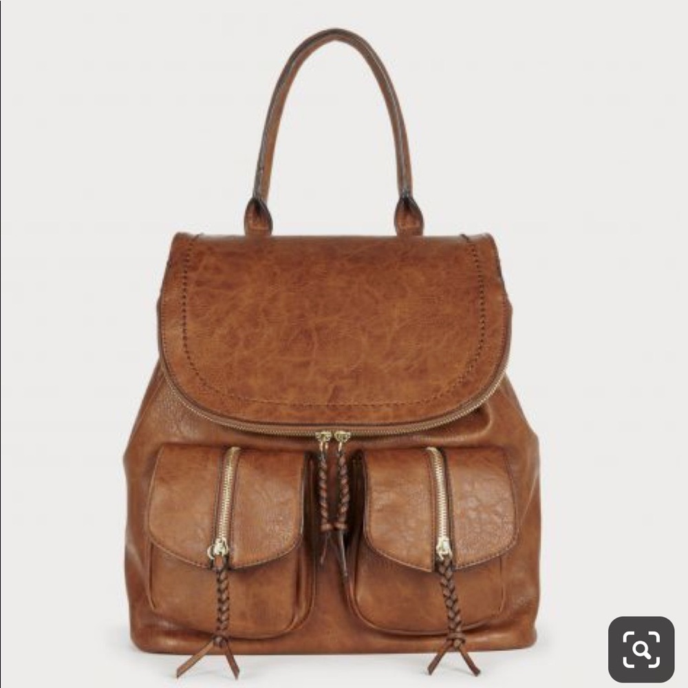 Sole Society Faux Leather Backpack